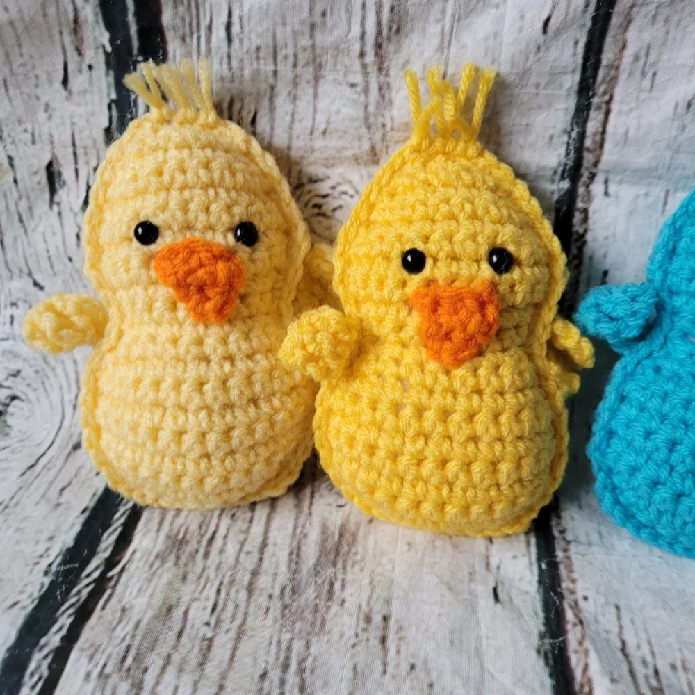 Crochet Chick Peeps Easter Decor